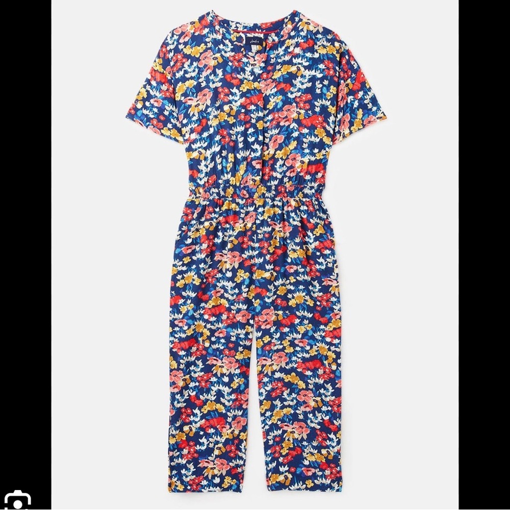 Joules floral jumpsuit
